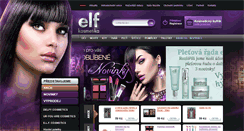 Desktop Screenshot of elfkosmetika.cz